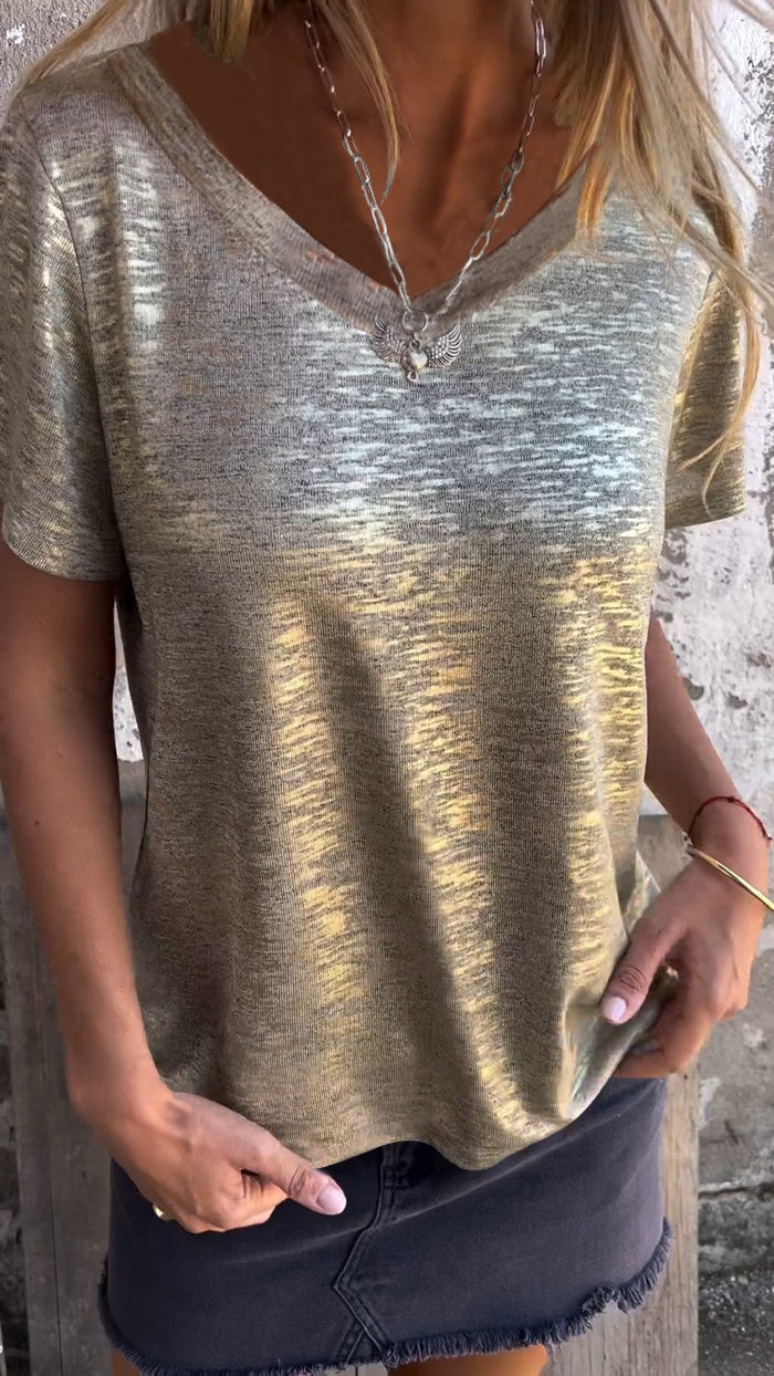 Ultralet og stilfuld T-shirt til daglig komfort