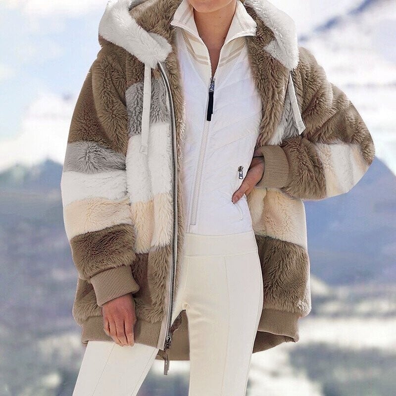 Cappotto trapuntato a contrasto per un calore raffinato