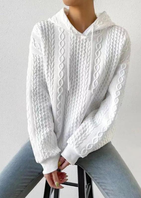 Mikina s kapucí Jacquard: pohodlí a styl spojeny