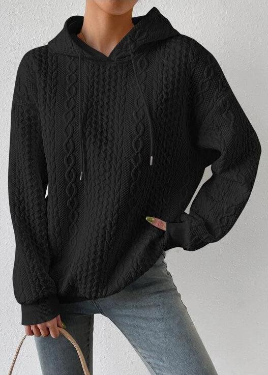Mikina s kapucí Jacquard: pohodlí a styl spojeny