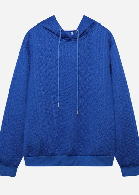 Mikina s kapucí Jacquard: pohodlí a styl spojeny