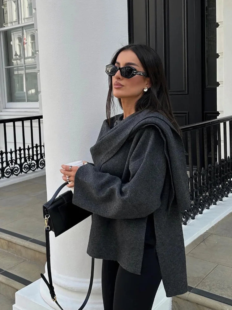 Manteau Mina : Élégance oversize pour un style affirmé