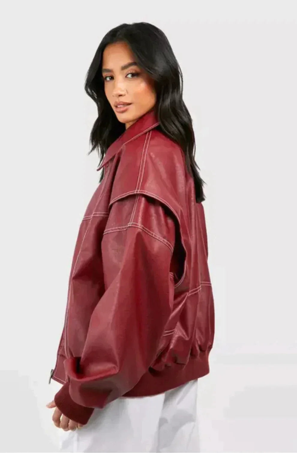 Lara Leder-Bomberjacke – Ultimativer Stil und Komfort