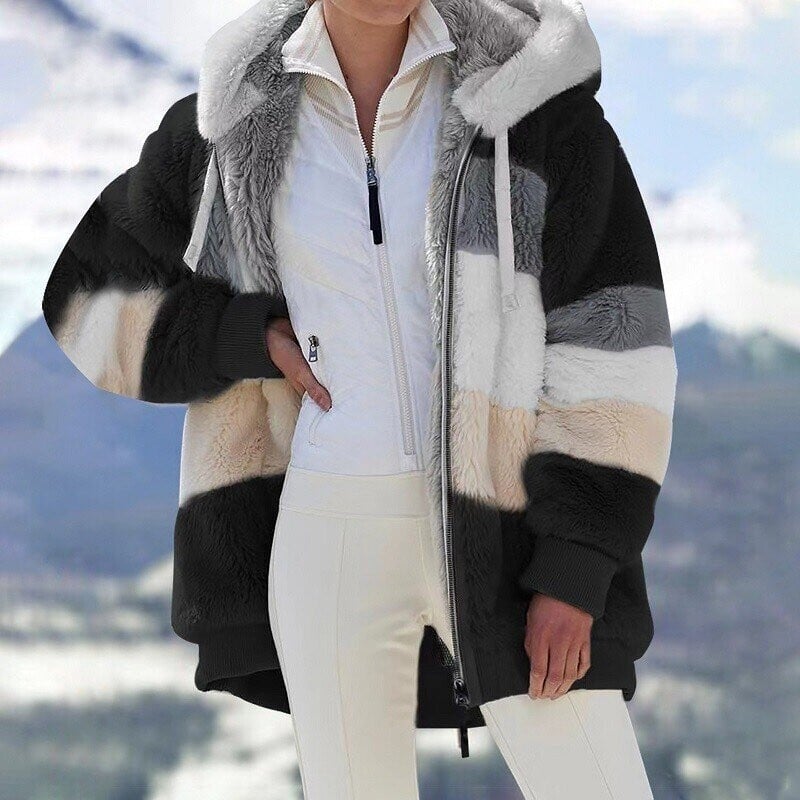 Cappotto trapuntato a contrasto per un calore raffinato
